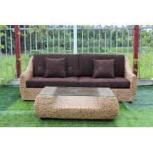 Hot Sales Splendid Design Wasser Hyazinthen Sofa Set für Indoor-Nutzung oder Wohnzimmer Natürliche Korbmöbel